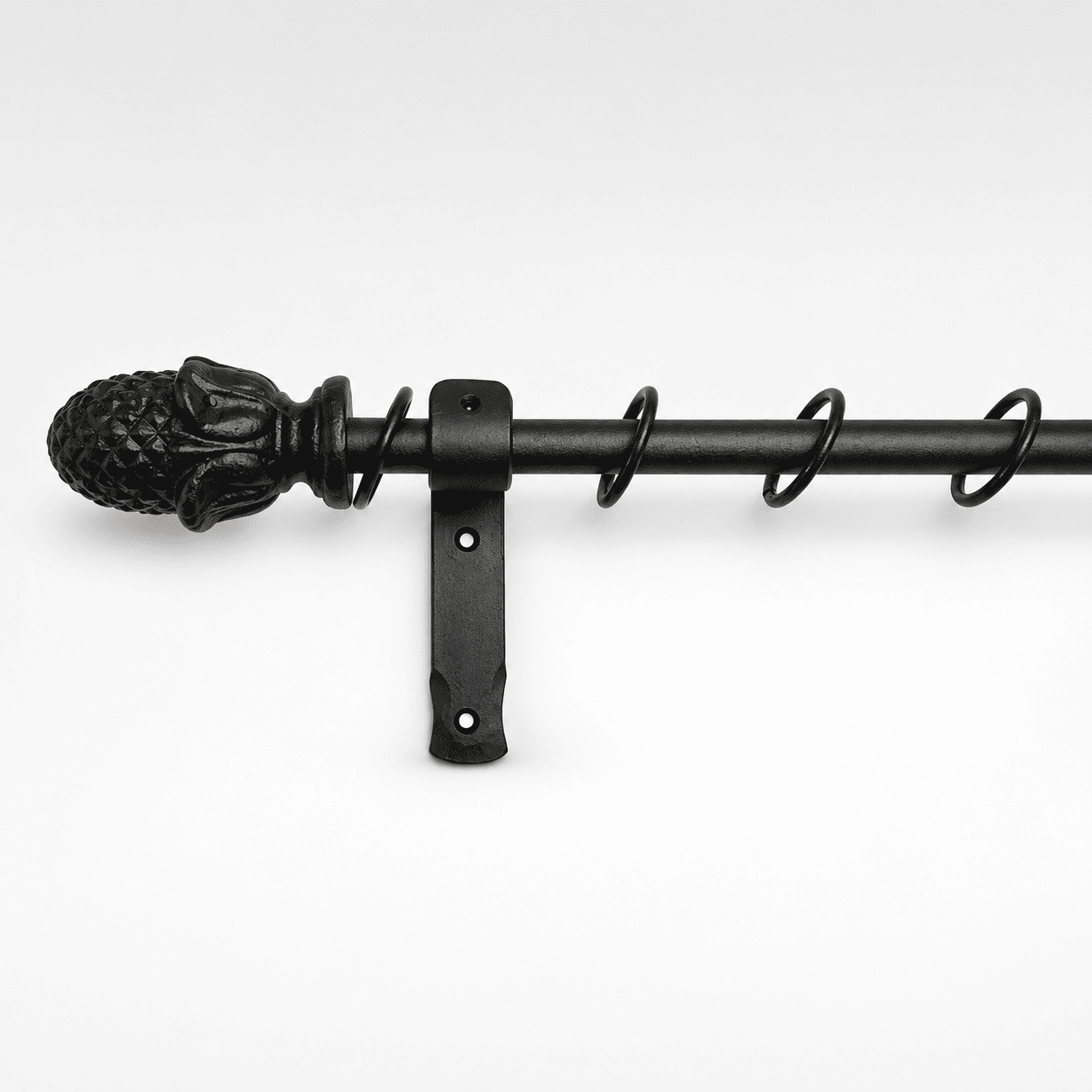  Solid 16mm Acorn Finial Curtain Pole Set 